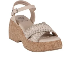 Women's Lucy Platform Wedge Sandals|GC Shoes Clearance