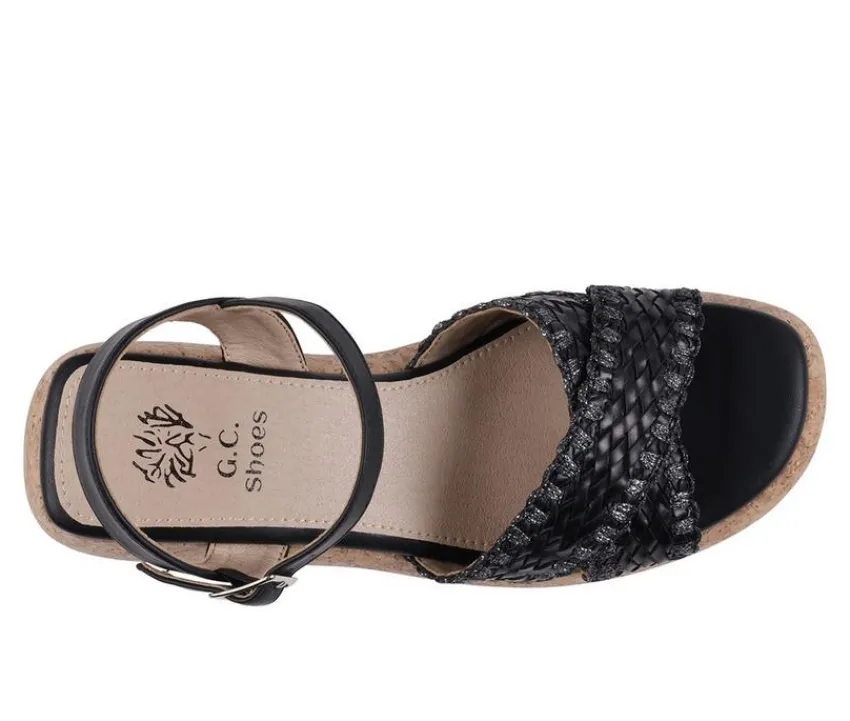 GC Shoes Pumps & Heels>Women's Lucy Platform Wedge Sandals
