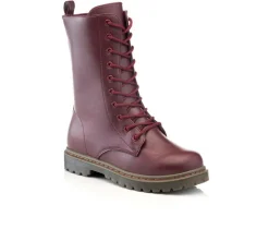 Women's B905 Mid Calf Combat Boots|Henry Ferrara