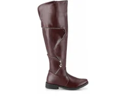 Women's Charm-506 Knee High Boots|Henry Ferrara Clearance