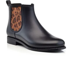 Henry Ferrara Chelsea>Women's Marsala-Leo Rain Boots