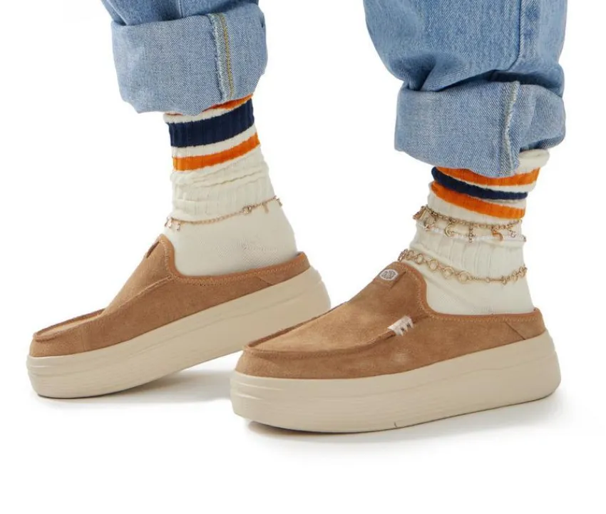 HEYDUDE Boat Shoes & Slip-Ons>Women's Austin Lift Platform Casual Shoes