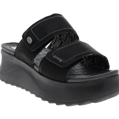 HEYDUDE Sandals>Women's Delray Slide Classic Platform Wedge Sandals
