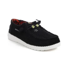 Women's Wendy Black Cat|HEYDUDE Clearance