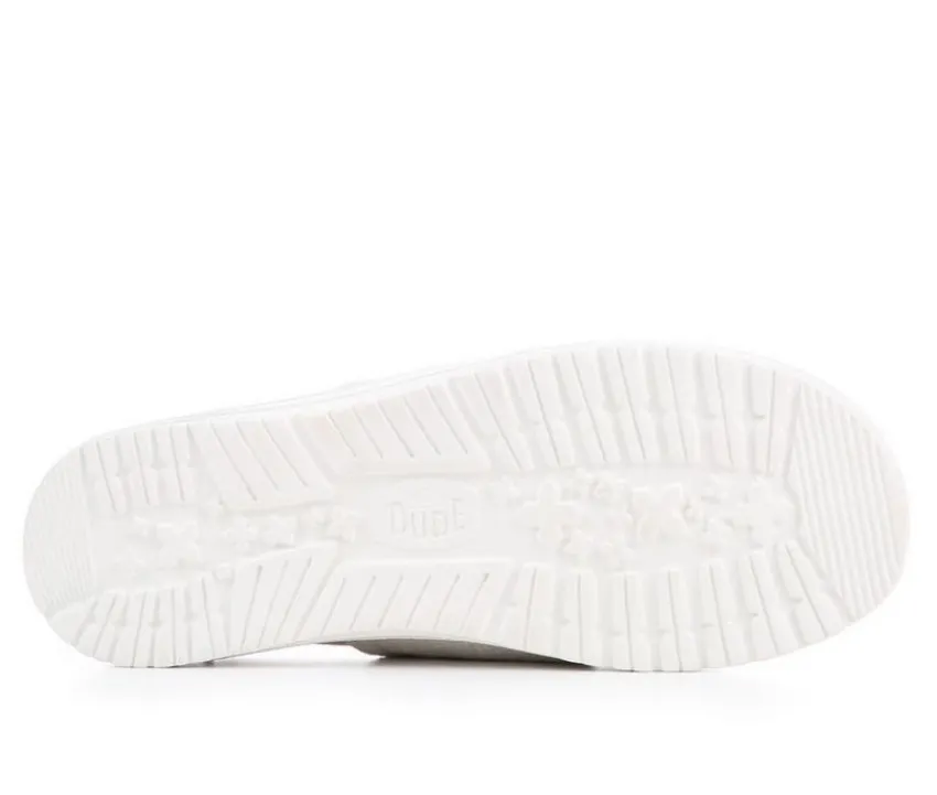 HEYDUDE Boat Shoes & Slip-Ons>Women's Wendy Bow Shimmer Metallic Casual Shoes