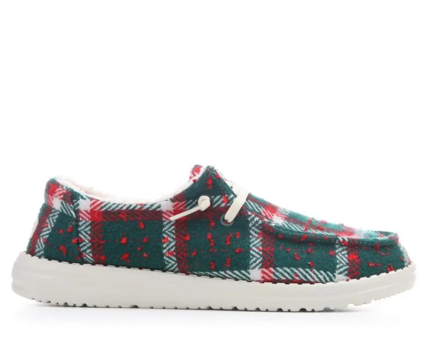 HEYDUDE Boat Shoes & Slip-Ons>Women's Wendy Confetti Plaid Casual Shoes