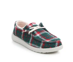 HEYDUDE Boat Shoes & Slip-Ons>Women's Wendy Confetti Plaid Casual Shoes