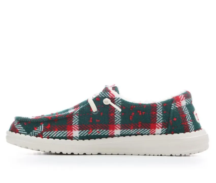 HEYDUDE Boat Shoes & Slip-Ons>Women's Wendy Confetti Plaid Casual Shoes