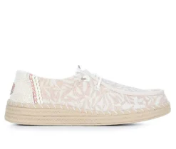 Women's Wendy Espadrille Retro Palm Casual Shoes|HEYDUDE New