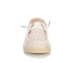 Women's Wendy Espadrille Retro Palm Casual Shoes|HEYDUDE New