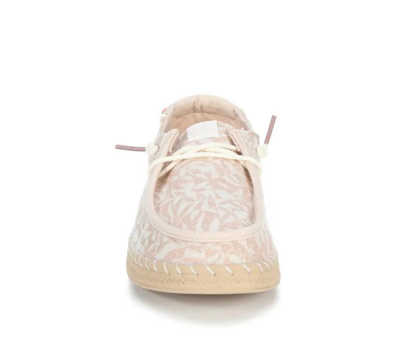 Women's Wendy Espadrille Retro Palm Casual Shoes|HEYDUDE New