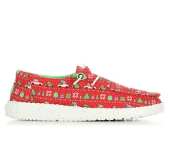 Women's Wendy Holiday Sweater Slip-on Shoes|HEYDUDE New