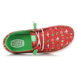 Women's Wendy Holiday Sweater Slip-on Shoes|HEYDUDE New
