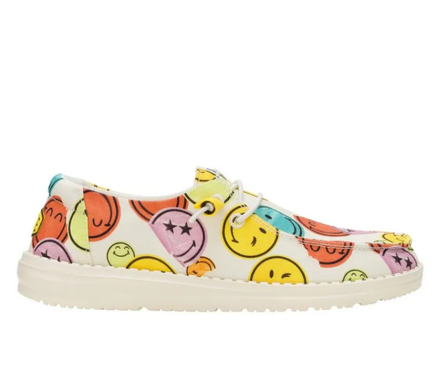 HEYDUDE Boat Shoes & Slip-Ons>Women's Wendy Smiley Casual Shoes