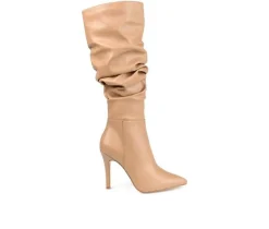 Women's Sarie Knee High Stiletto Boots|Journee Collection Hot