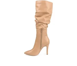 Women's Sarie Knee High Stiletto Boots|Journee Collection Hot