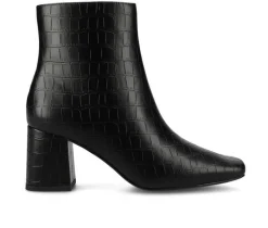 Women's Haylinn Block Heel Booties|Journee Collection New