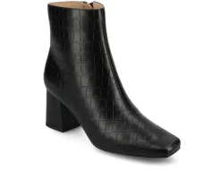 Women's Haylinn Block Heel Booties|Journee Collection New