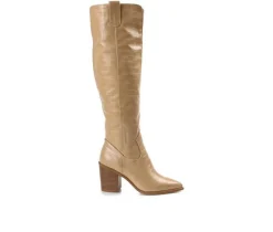 Women's Therese Wide Calf Over-The-Knee Boots|Journee Collection Clearance