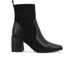 Journee Collection Dress|Chelsea>Women's Harlowe Block Heel Booties