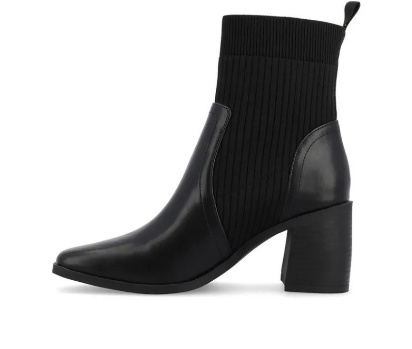 Journee Collection Dress|Chelsea>Women's Harlowe Block Heel Booties