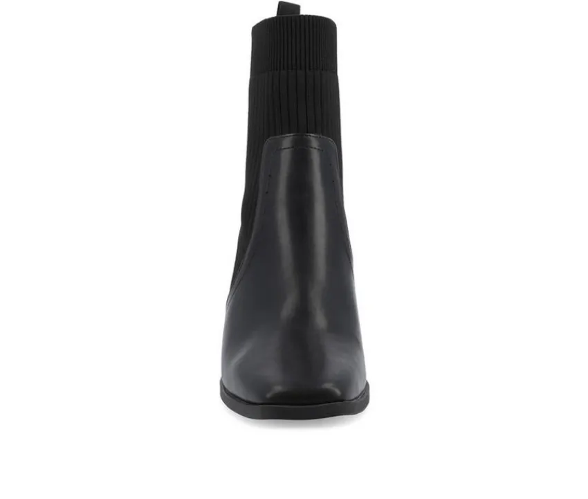 Journee Collection Dress|Chelsea>Women's Harlowe Block Heel Booties