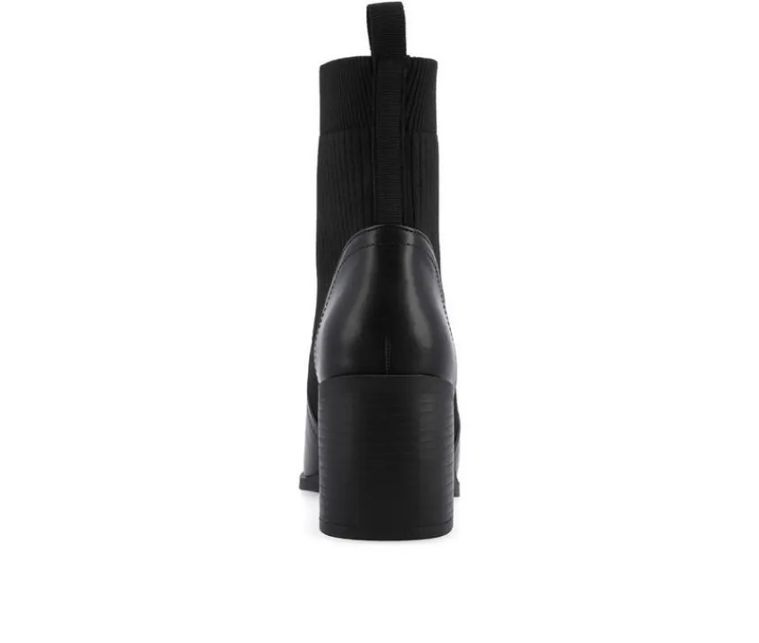 Journee Collection Dress|Chelsea>Women's Harlowe Block Heel Booties