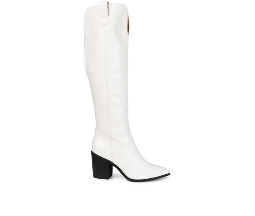 Journee Collection Wide Calf|Dress>Women's Therese Wide Calf Over-The-Knee Boots