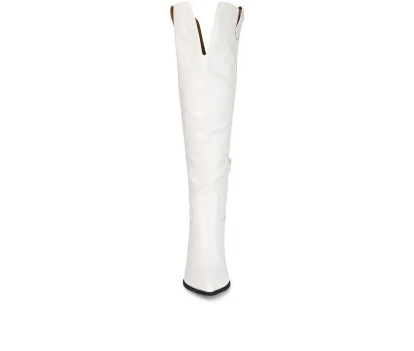 Journee Collection Wide Calf|Dress>Women's Therese Wide Calf Over-The-Knee Boots