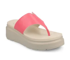 Women's Carah Platform Flip-Flops|Journee Collection Hot