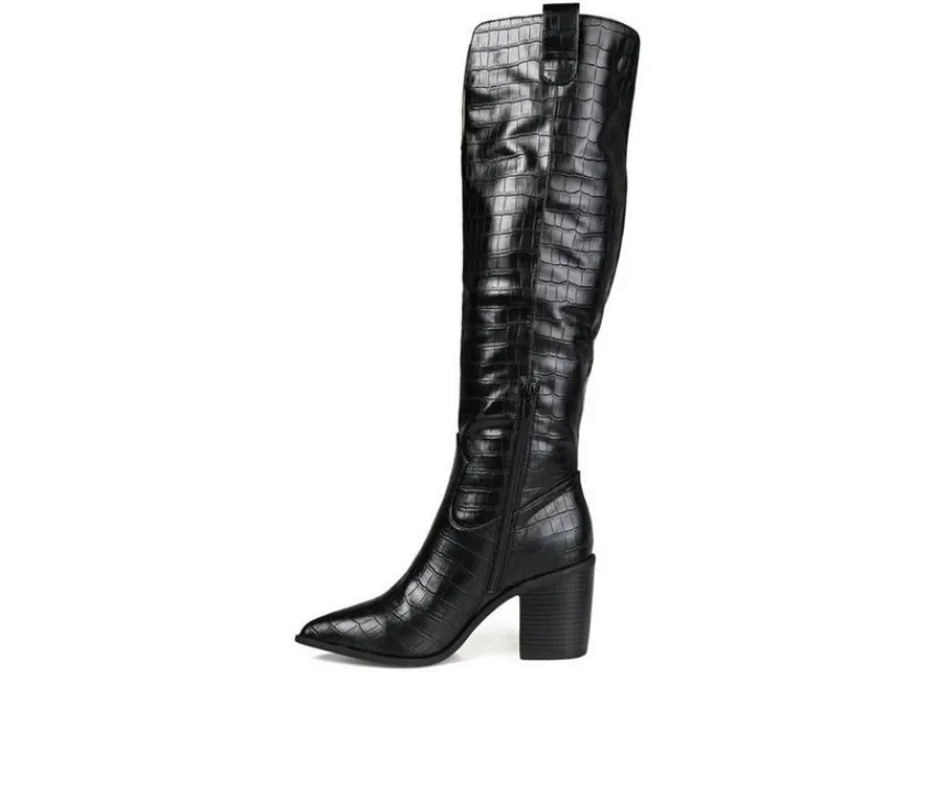 Journee Collection Dress|Cowboy & Western>Women's Therese Over-The-Knee Boots