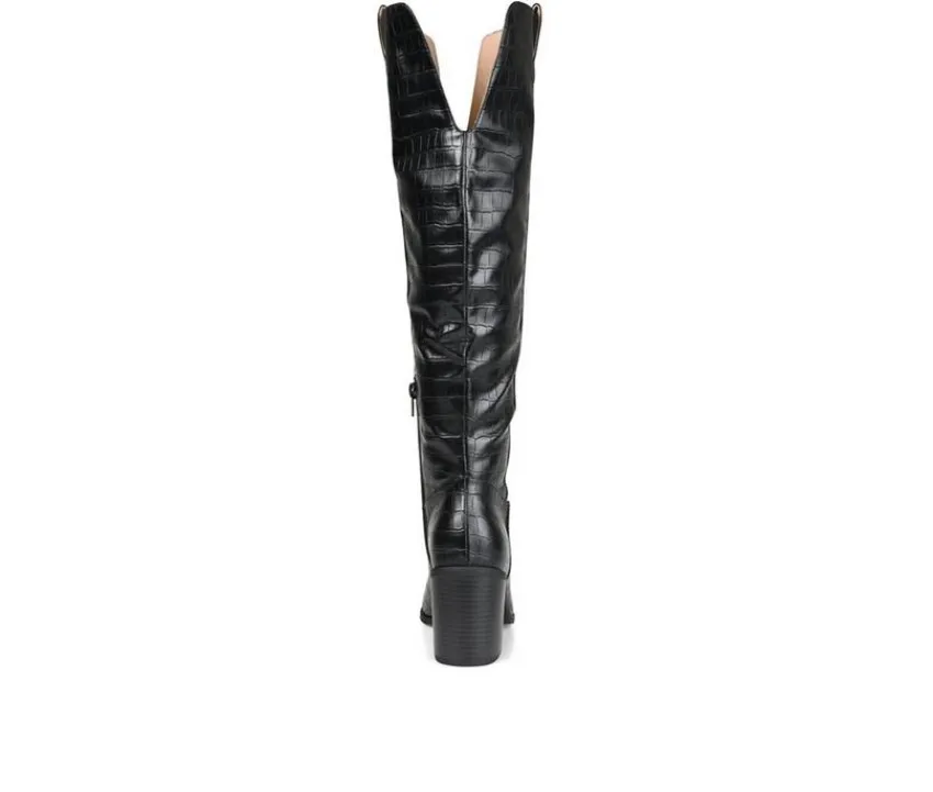 Journee Collection Dress|Cowboy & Western>Women's Therese Over-The-Knee Boots