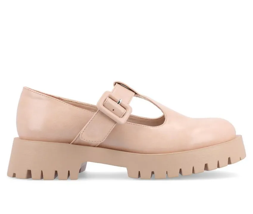 Women's Suvi Chunky T-Strap Mary Janes|Journee Collection Sale
