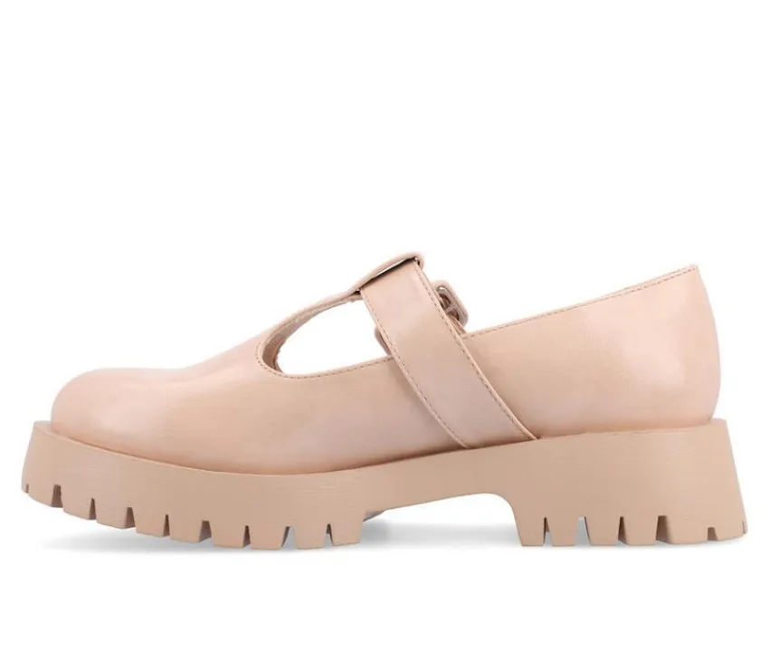 Women's Suvi Chunky T-Strap Mary Janes|Journee Collection Sale