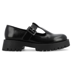 Women's Suvi Chunky T-Strap Mary Janes|Journee Collection New