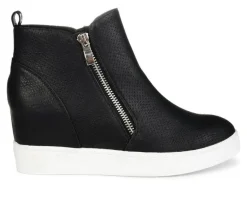 Women's Pennelope Wedge Sneakers|Journee Collection Clearance