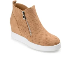 Women's Pennelope Wedge Sneakers|Journee Collection Sale