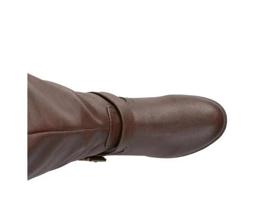 Journee Collection Wide Calf|Tall>Women's Spokane Extra Wide Calf Knee High Boots