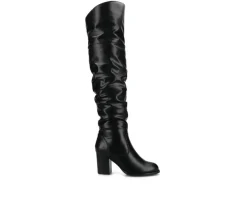 Journee Collection Wide Calf|Dress>Women's Kaison Wide Calf Over-The-Knee Boots