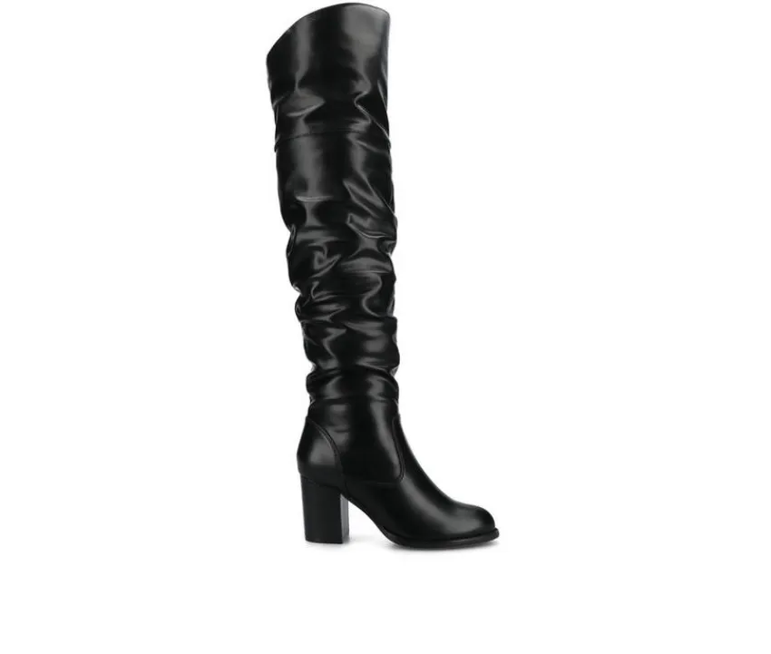 Journee Collection Wide Calf|Dress>Women's Kaison Wide Calf Over-The-Knee Boots