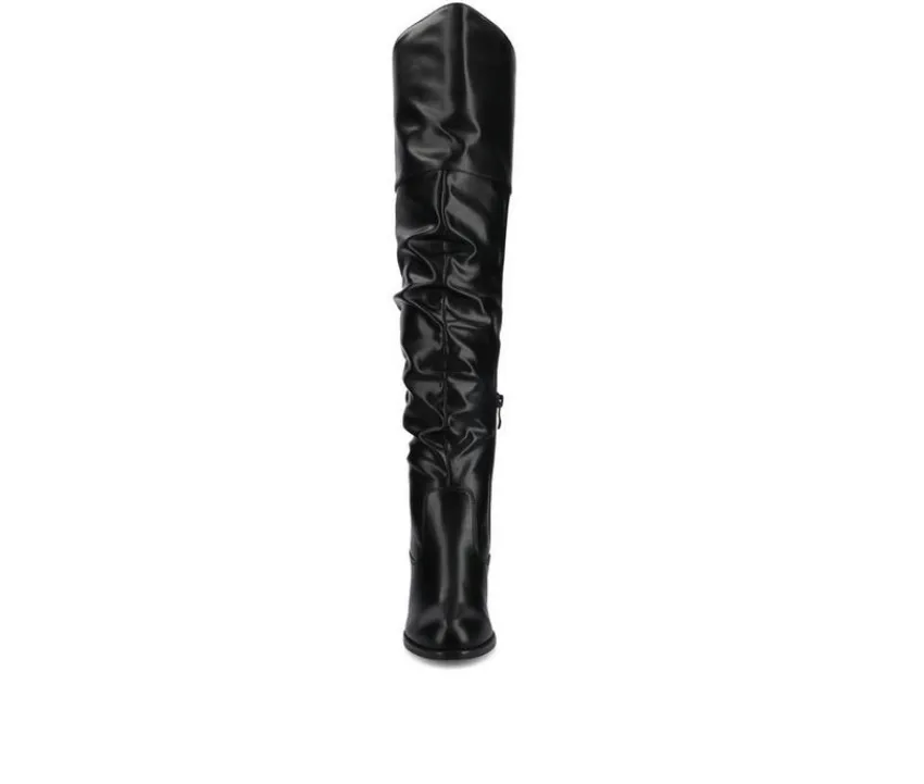 Journee Collection Wide Calf|Dress>Women's Kaison Wide Calf Over-The-Knee Boots
