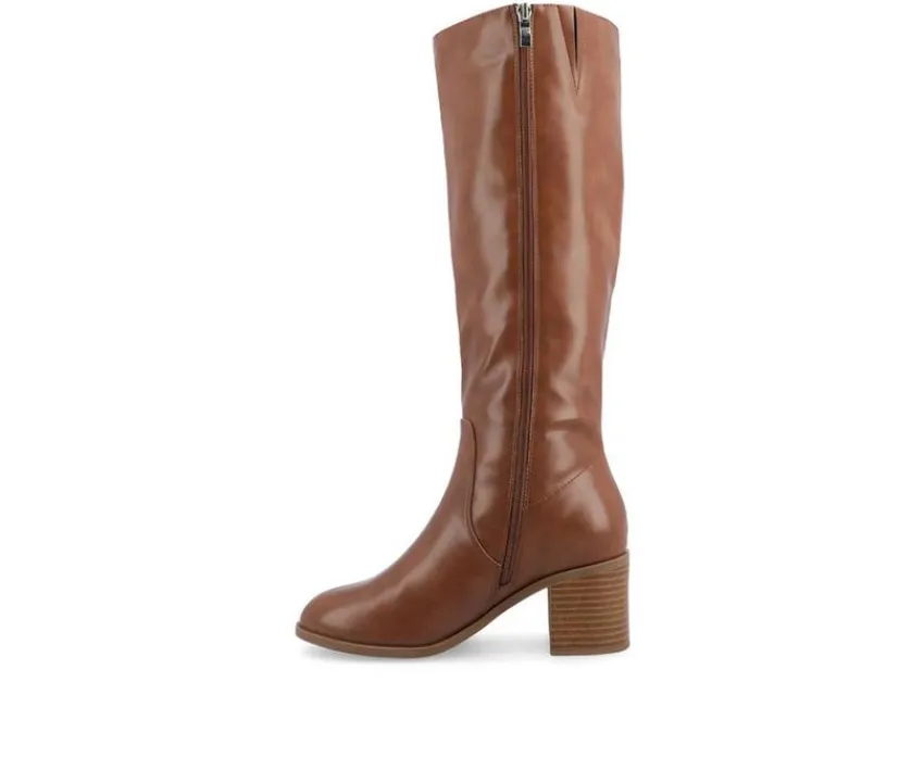 Women's Romilly Wide Width Wide Calf Knee High Boots|Journee Collection Sale