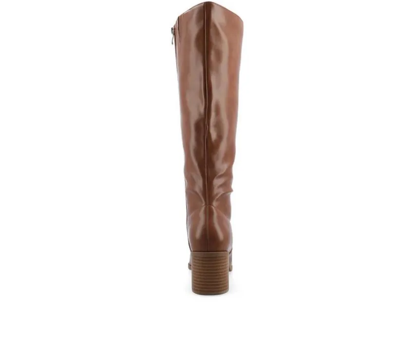 Women's Romilly Wide Width Wide Calf Knee High Boots|Journee Collection Sale
