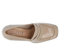 Women's Malleah Block Heel Loafers|Journee Collection Outlet