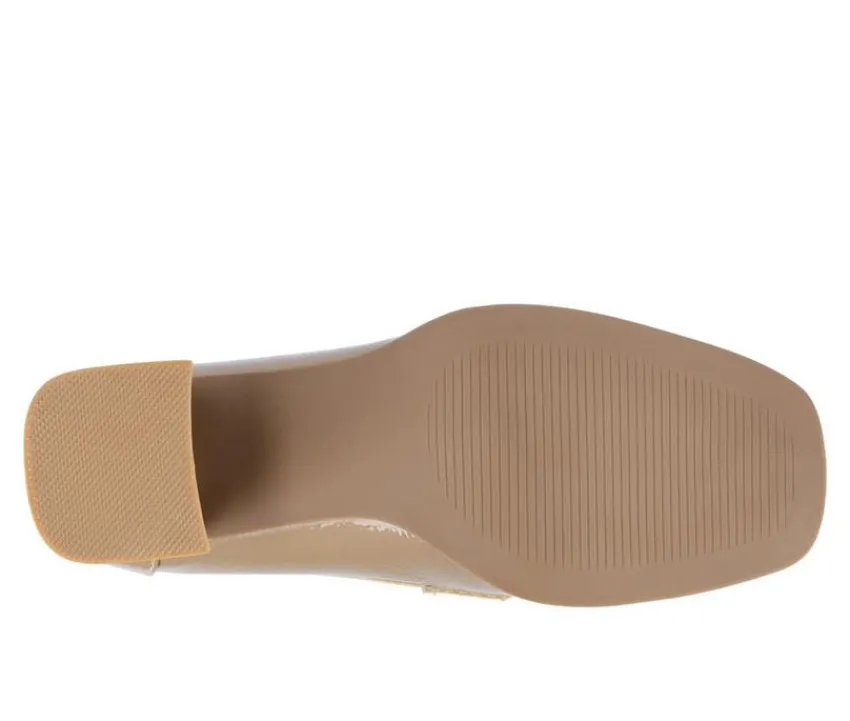 Women's Malleah Block Heel Loafers|Journee Collection Outlet