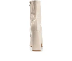 Women's Veralee Heeled Booties|Journee Collection Clearance