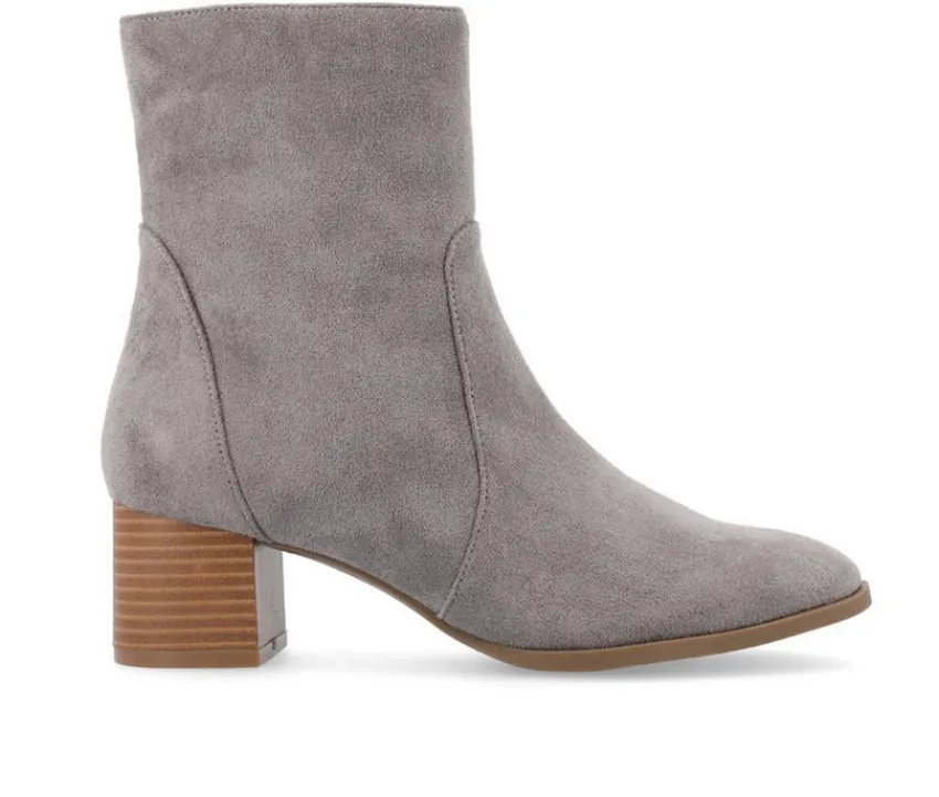 Journee Collection Dress>Women's Hayven Block Heel Booties