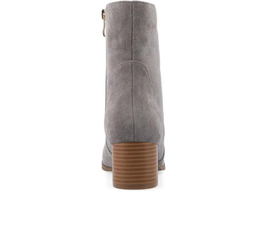 Journee Collection Dress>Women's Hayven Block Heel Booties