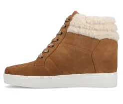 Women's Clarity Wedges|Journee Collection Clearance