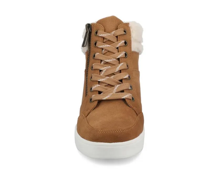 Women's Clarity Wedges|Journee Collection Clearance